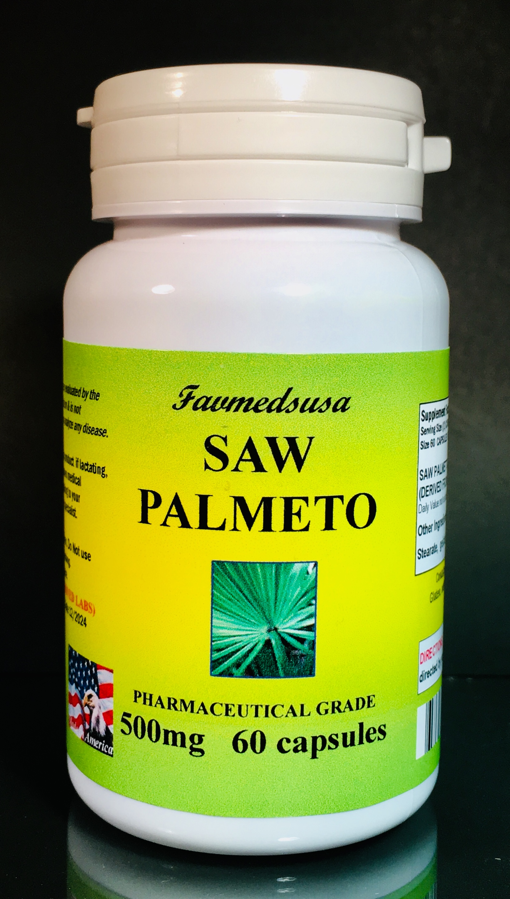 Saw Palmetto 500mg - 60 capsules